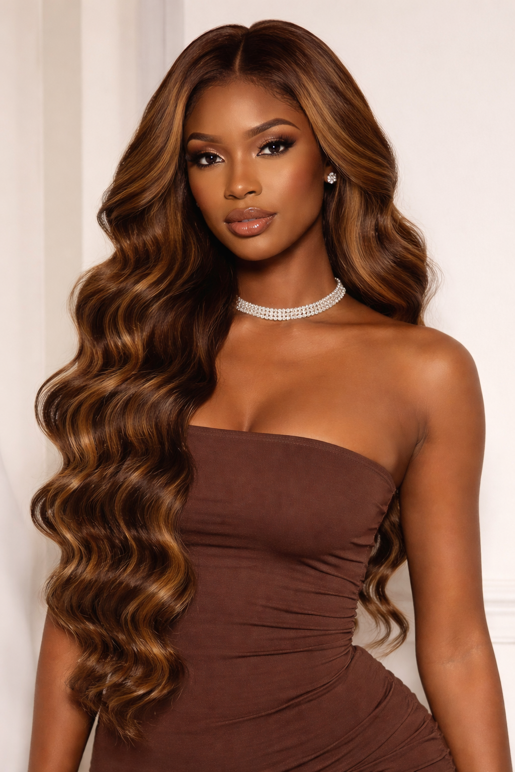 LUXURY HD LACE FRONTAL WIG  100% HAIR